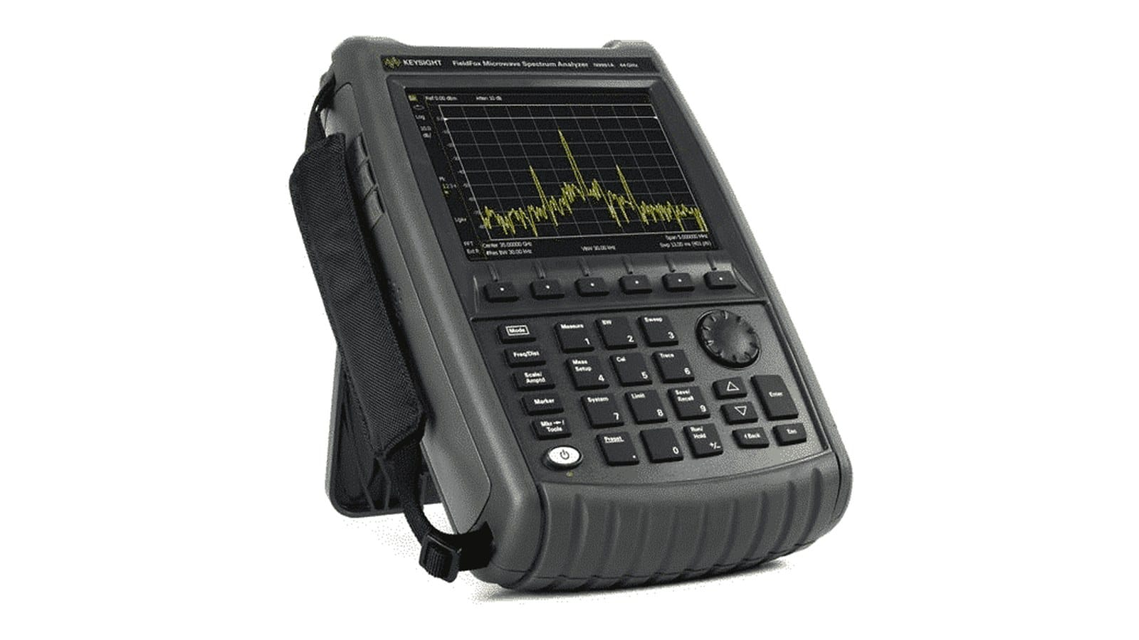 máy phân tích phổ cầm tay FieldFox Keysight N9961A - ảnh studio nền trắng, góc 3/4