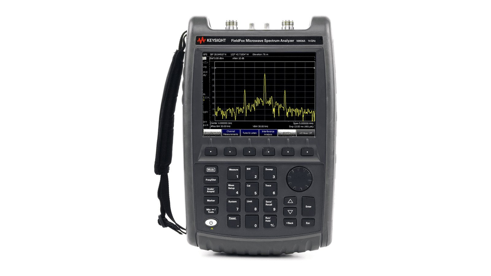 Mặt trước Keysight N9936A - Máy Phân Tích RF & Vi Sóng Cầm Tay FieldFox Keysight