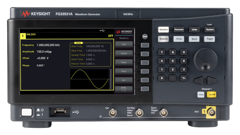 Máy phát sóng hàm Keysight FG33531A Máy phát sóng hàm Keysight FG33531A