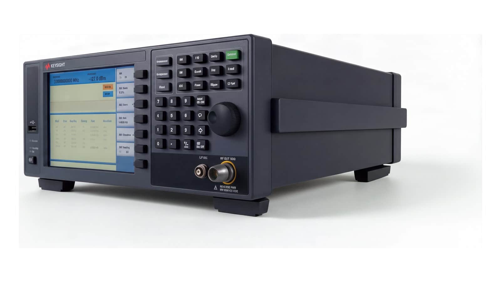 máy phát tín hiệu RF Keysight N9310A - ảnh studio nền trắng, góc 3/4