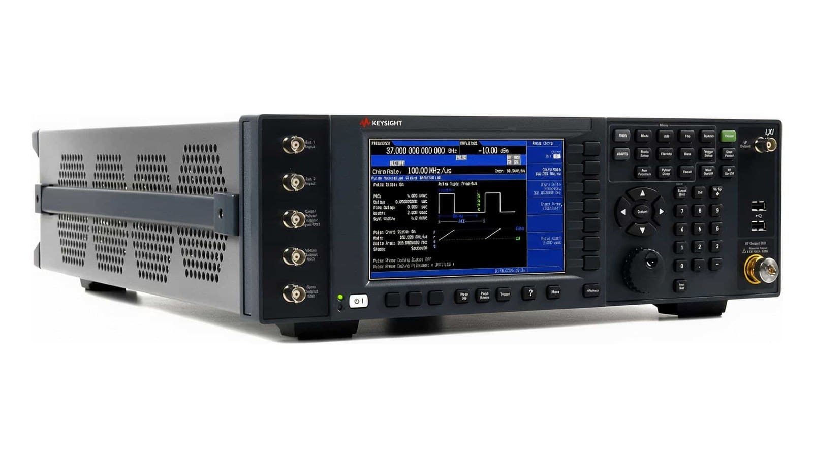 máy phát tín hiệu linh hoạt UXG Keysight N5191A - ảnh studio nền trắng, góc 3/4