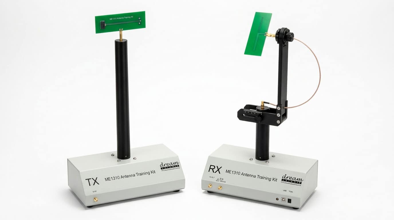 Bộ kit giảng dạy anten ME1310 module phát TX và module thu RX studio nền trắng