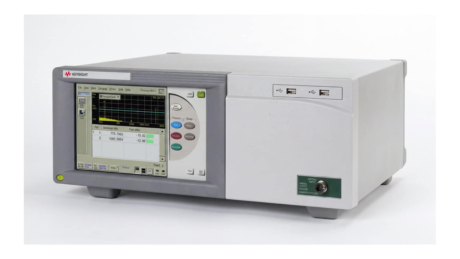 máy đo bước sóng đa kênh Keysight 86120D - ảnh studio nền trắng, góc 3/4