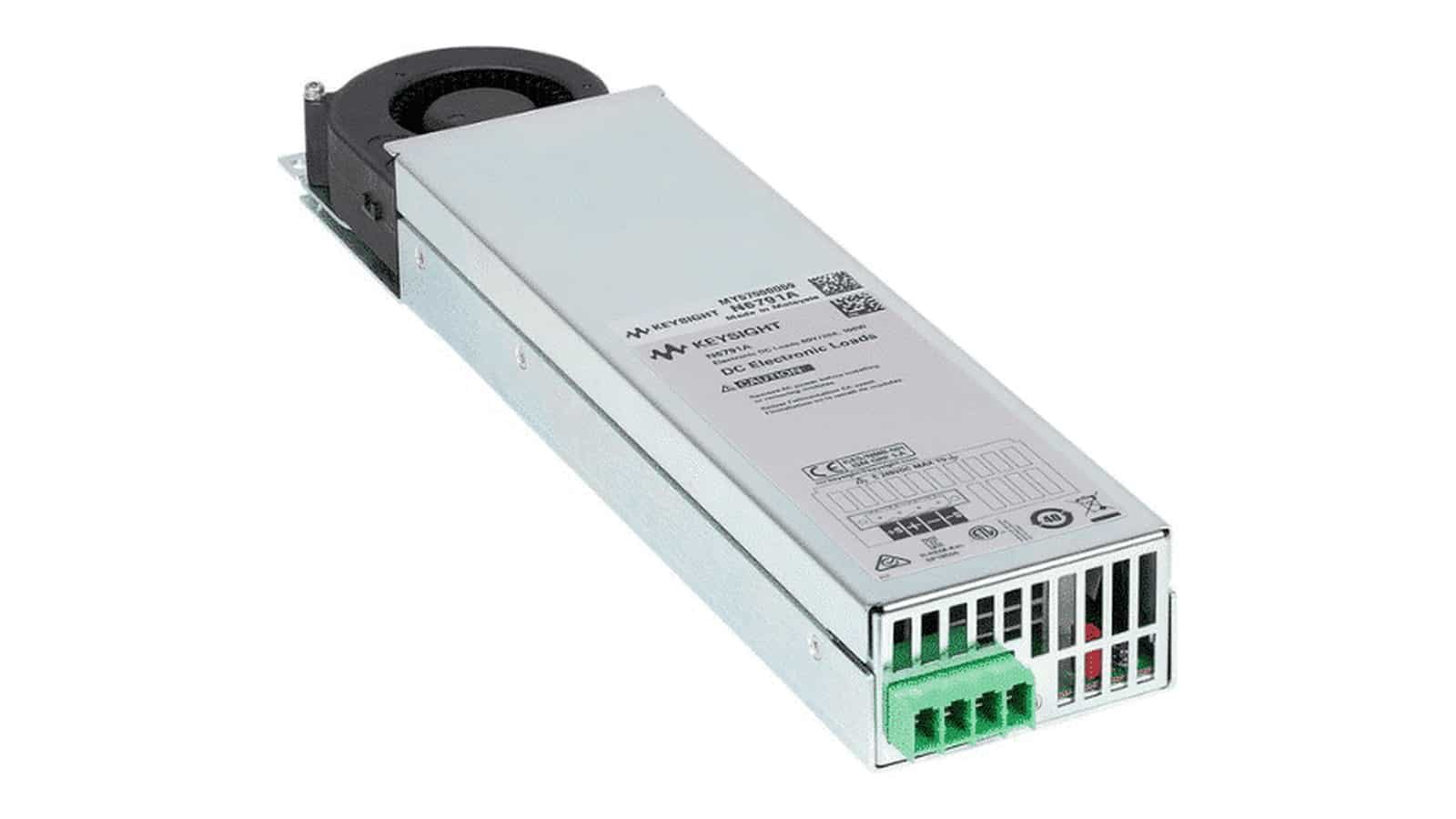Mặt trước khung nguồn Keysight lắp mô-đun tải N6791A, liên hệ báo giá N6791A tại Techmaster